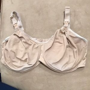 nursing bra w/ underwire 40F (fits like 38DDD)